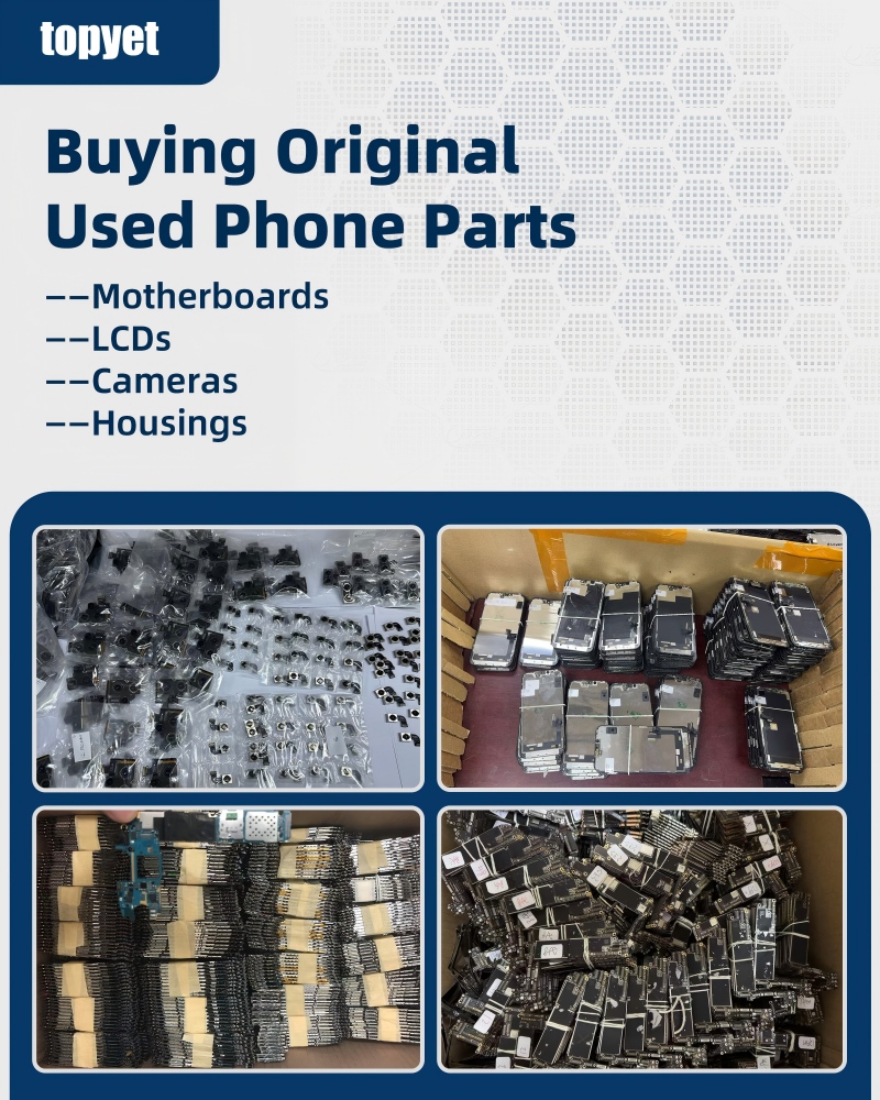 Emebant Original Used Phone Parts - Motherboards, LCDs, Cameras, Housings