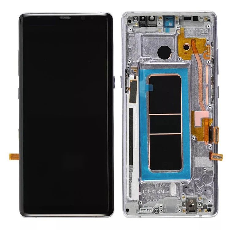Nam Samsung Galaxy Nota VIII LCD Oled Display Screen Digitizer Conventus cum frame