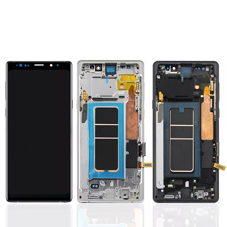 Nam Samsung Galaxy Nota IX LCD Oled Display Screen Digitizer Conventus cum frame