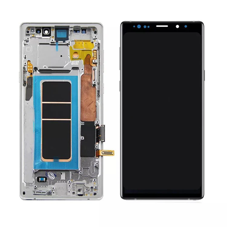 Nam Samsung Galaxy Nota IX LCD Oled Display Screen Digitizer Conventus cum frame