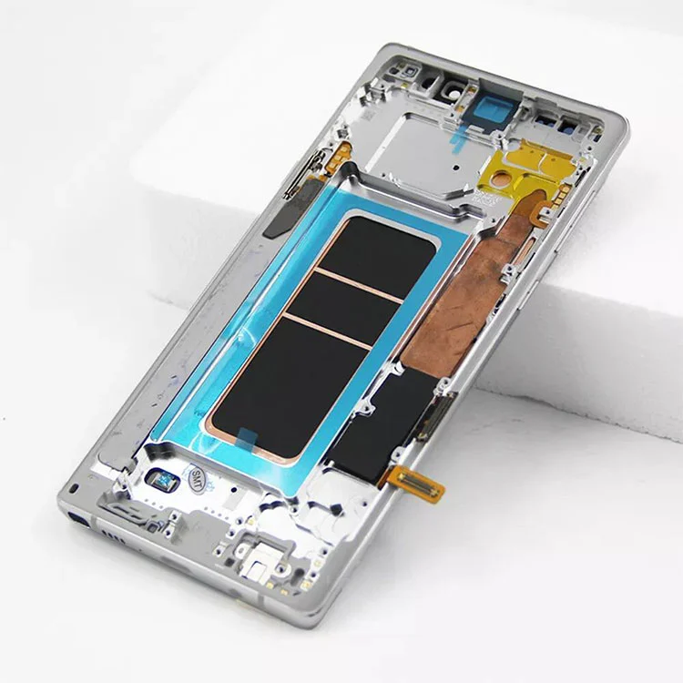 Nam Samsung Galaxy Nota IX LCD Oled Display Screen Digitizer Conventus cum frame